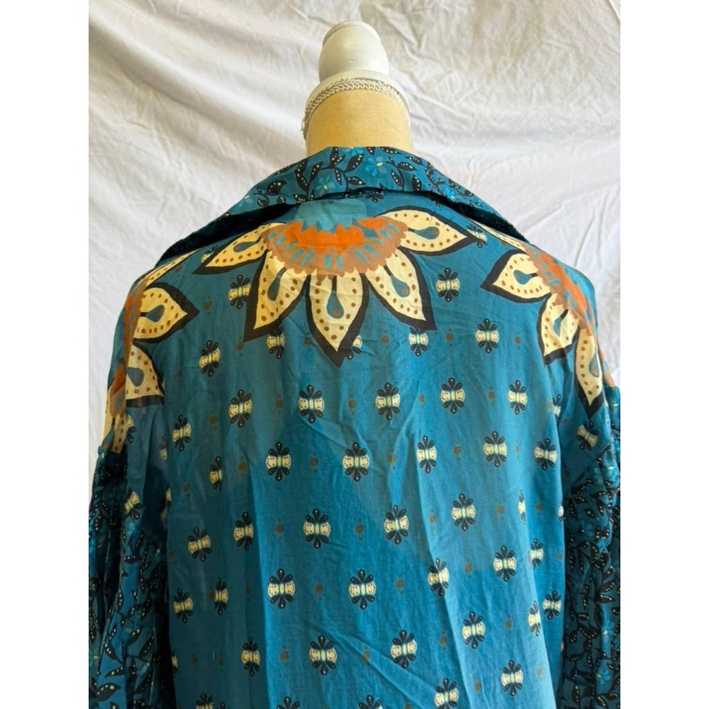 FARM Rio Teal Floral Maxi Dress - Picture 5 of 11